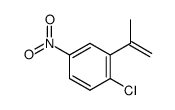 1-chloro-4-nitro-2-(prop-1-en-2-yl)benzene结构式
