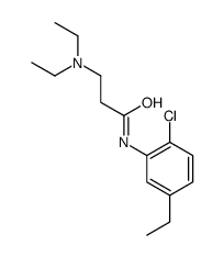 N-(2-chloro-5-ethylphenyl)-3-(diethylamino)propanamide Structure
