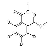 邻苯二甲酸二甲酯-D4结构式