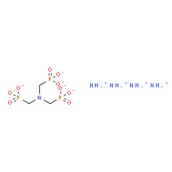 tetraammonium dihydrogen [nitrilotris(methylene)]trisphosphonate Structure
