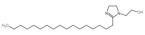 2-(2-十七烷基-2-咪唑啉-1-基)乙醇结构式