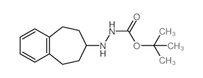 2-(6,7,8,9-四氢-5H-苯并[7]轮烯-7-基)肼-1-甲酸叔丁酯结构式