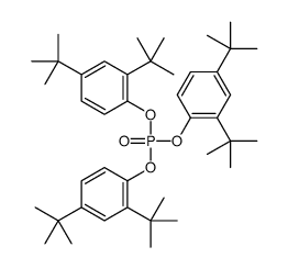 Tris(2,4-di-tert-butylphenyl)phosphate结构式