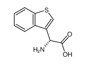 (R)-alpha-aminobenzothiophene-3-acetic acid结构式
