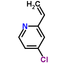 4-氯-2-乙烯基吡啶结构式