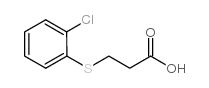 3-(2-氯苯磺酰基)-丙酸结构式