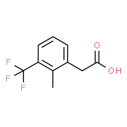 2-Methyl-3-(trifluoromethyl)phenylacetic acid structure