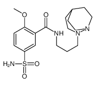 N-[3-[1,2-Diazabicyclo[3.2.2]nonan-2-yl]propyl]-2-methoxy-5-sulfamoylbenzamide Structure