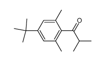 4-t-Butyl-2,6-dimethylphenylisopropylketone结构式