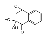 1a,7b-Dihydro-2,2-dihydroxynaphth[1,2-b]oxiren-3(2H)-on Structure