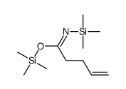 trimethylsilyl N-trimethylsilylpent-4-enimidate Structure