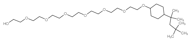 叔辛基苯氧基聚乙烯乙氧基乙醇结构式