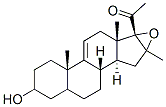 16Α,17Α-环氧-16Β-甲基孕甾-9(11)-烯-3Β-醇-20-酮结构式