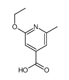 2-乙氧基-6-甲基异烟酸结构式