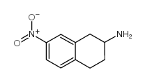 7-硝基-1,2,3,4- 四氢萘-2-胺结构式