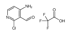 4-氨基-2-氯烟醛 2,2,2-三氟乙酸酯结构式