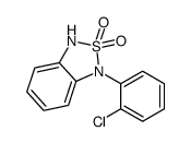 1-(2-Chlorophenyl)-1,3-dihydro-2,1,3-benzothiadiazole 2,2-dioxide结构式