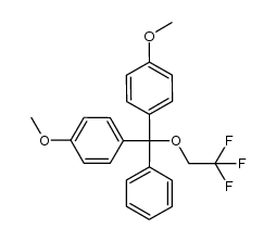 4,4'-(phenyl(2,2,2-trifluoroethoxy)methylene)bis(methoxybenzene) Structure