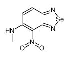 5-Methylamino-4-nitro-2,1,3-benzoselenadiazole结构式
