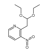 2-(2,2-diethoxyethyl)-3-nitropyridine结构式