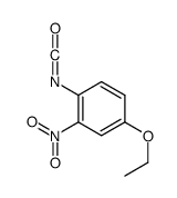 4-乙氧基-2-硝基苯基异氰酸酯结构式