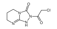 1,2,4-Triazolo[4,3-a]pyrimidin-3(2H)-one, 2-(chloroacetyl)-5,6,7,8-tetrahydro- (9CI) picture