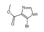 5-溴-1H-咪唑-4-羧酸甲酯结构式