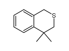 4,4-dimethylisothiochroman Structure