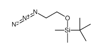 (2-Azidoethoxy)(tert-butyl)dimethylsilane Structure