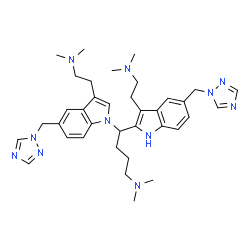 利扎曲普坦-1,2-(4-二甲基氨基)丁烷结构式
