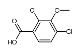 2,4-二氯-3-甲氧基苯甲酸结构式