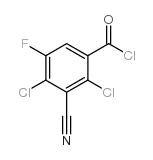 2,4-dichloro-3-cyano-5-fluorobenzoyl chloride structure