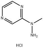 N-Methyl-N-pyrazin-2-yl-hydrazine hydrochloride Structure