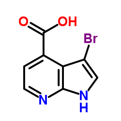 3-Bromo-7-azaindole-4-carboxylic acid Structure