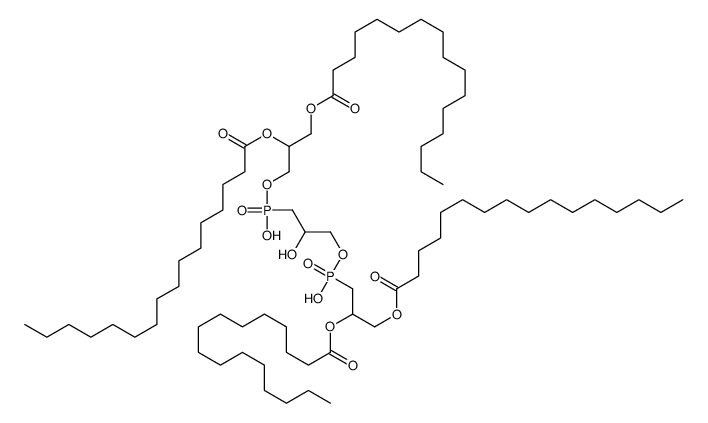 1,2-dipalmitoyloxypropyl-3-(2'-hydroxypropyl-3'-(1'',2''-dipalmitoylglycerol))biphosphonate Structure