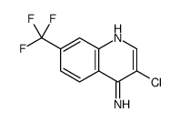 4-Amino-3-chloro-7-trifluoromethylquinoline Structure