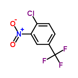 4-氯-3-硝基三氟甲苯结构式