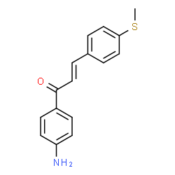 4'-Amino-4-(methylthio)chalcone Structure