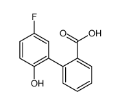 2-(5-fluoro-2-hydroxyphenyl)benzoic acid结构式