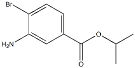 3-Amino-4-bromo-benzoic acid isopropyl ester Structure