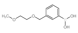(3-((2-甲氧基乙氧基)甲基)苯基)硼酸结构式