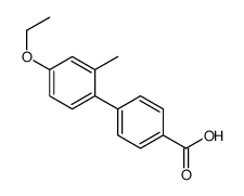 4-(4-ethoxy-2-methylphenyl)benzoic acid结构式