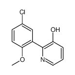 2-(5-chloro-2-methoxyphenyl)pyridin-3-ol Structure