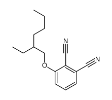 3-(2-ethylhexoxy)benzene-1,2-dicarbonitrile结构式