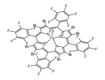 2,3,7,8,12,13,17,18-octabromo-5,10,15,20-tetrakis(pentafluorophenyl)porphyrinato-iron(III) picture