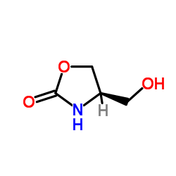 (R)-4-(羟甲基)恶唑烷-2-酮结构式