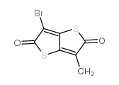 3-Bromo-6-methyl-thieno[3,2-b]thiophene-2,5-dione Structure