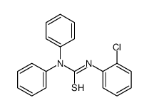 3-(2-chlorophenyl)-1,1-diphenylthiourea结构式