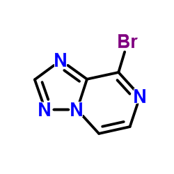 8-Bromo[1,2,4]triazolo[1,5-a]pyrazine结构式