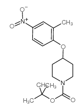 tert-butyl 4-(2-methyl-4-nitrophenoxy)piperidine-1-carboxylate Structure